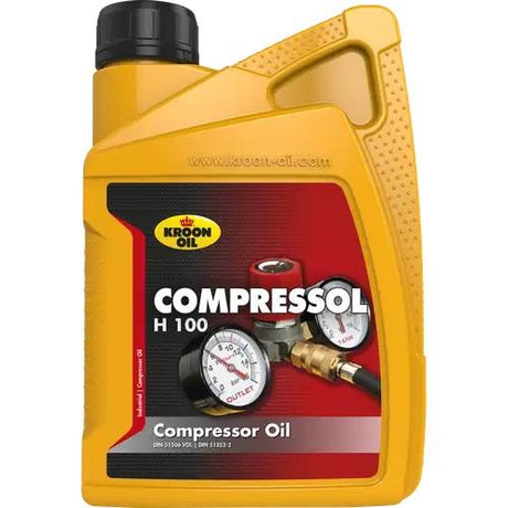 Kroon-Oil Compressol H 100 – Kompressoröl – hohe Oxidationsstabilität – 1 Liter – transparent