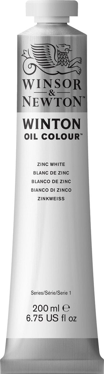 Winsor newton winton oil colours 200ml zinc white