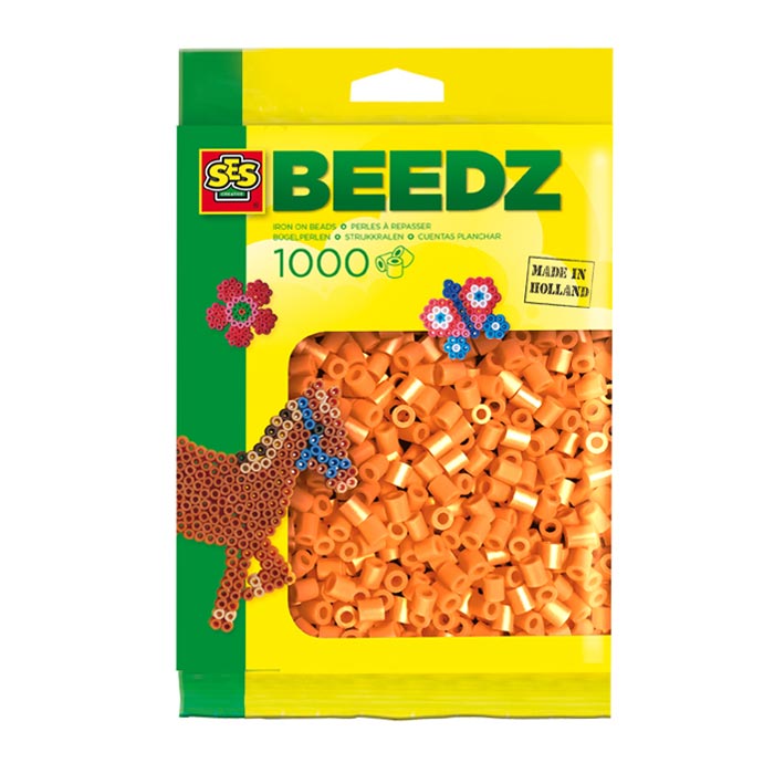 Ses Bügelperlen - orange, 1000Stk.