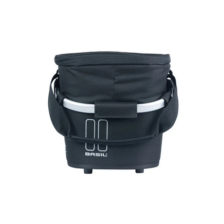 Basil Fahrradkorb Classic Carry All ISO mit Zielbefestigung 18 Liter 38 x 21 x 27 cm – Schwarz