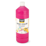 Creall Gouachefarbe Alpenveilchen 1 Liter – Schulfarbe für Kinder und Erwachsene.