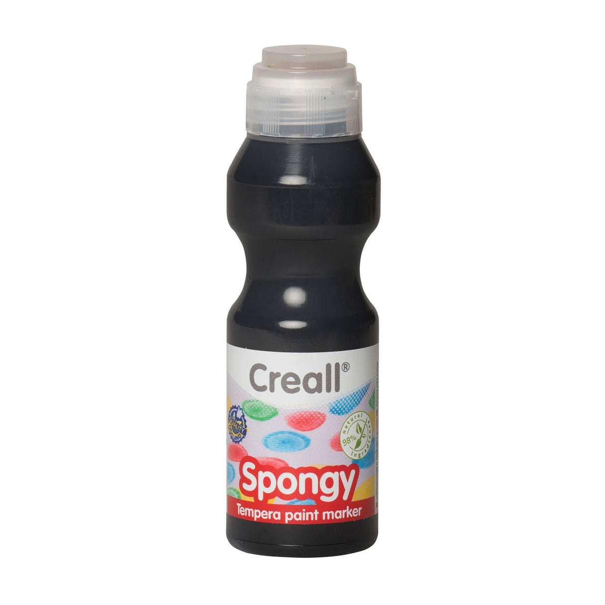 Estaca de pintura esponjosa de creall en negro, 70 ml