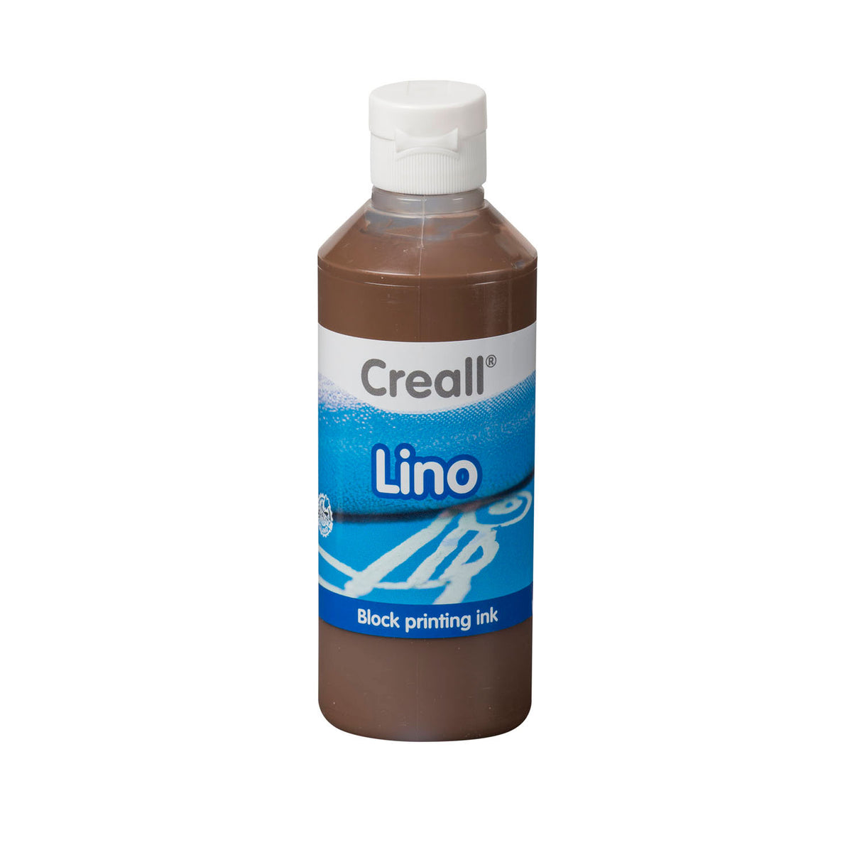 CreAl Lino Blockprint Paint Brown, 250 ml