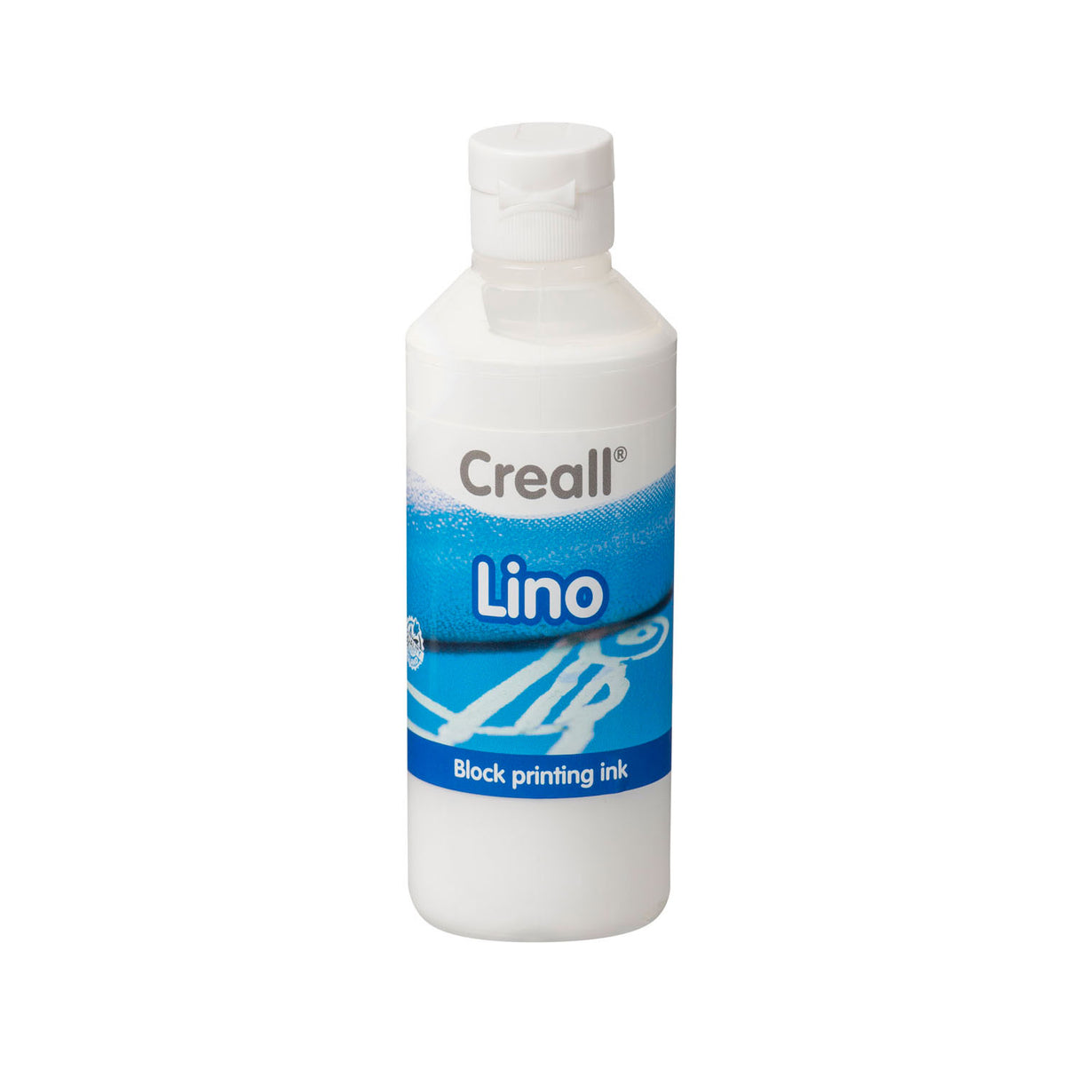 Creal Lino Blockprint Paint White, 250 ml