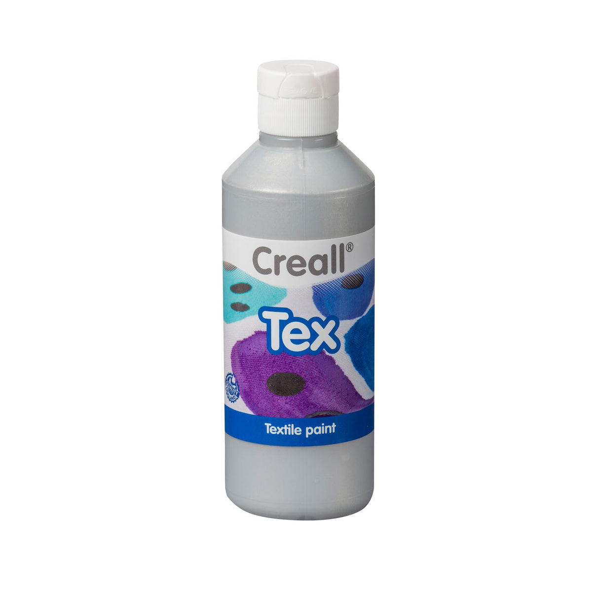 Creall Textile Farbe Silber, 250 ml