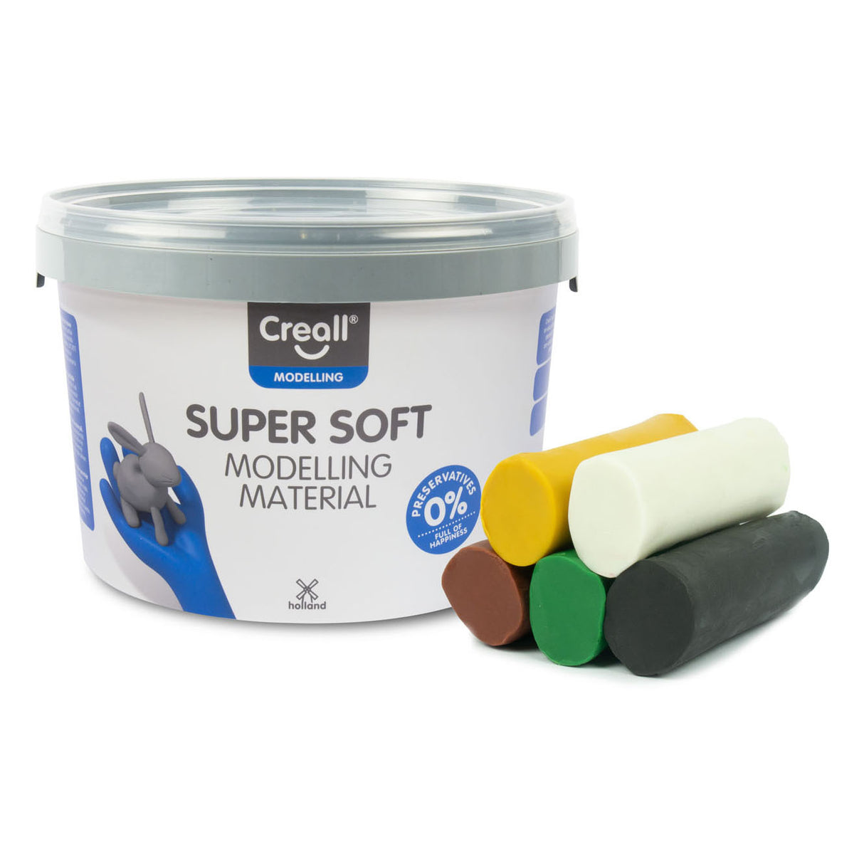 Creall superweiche Ton-Safarifarben, 1750gr.