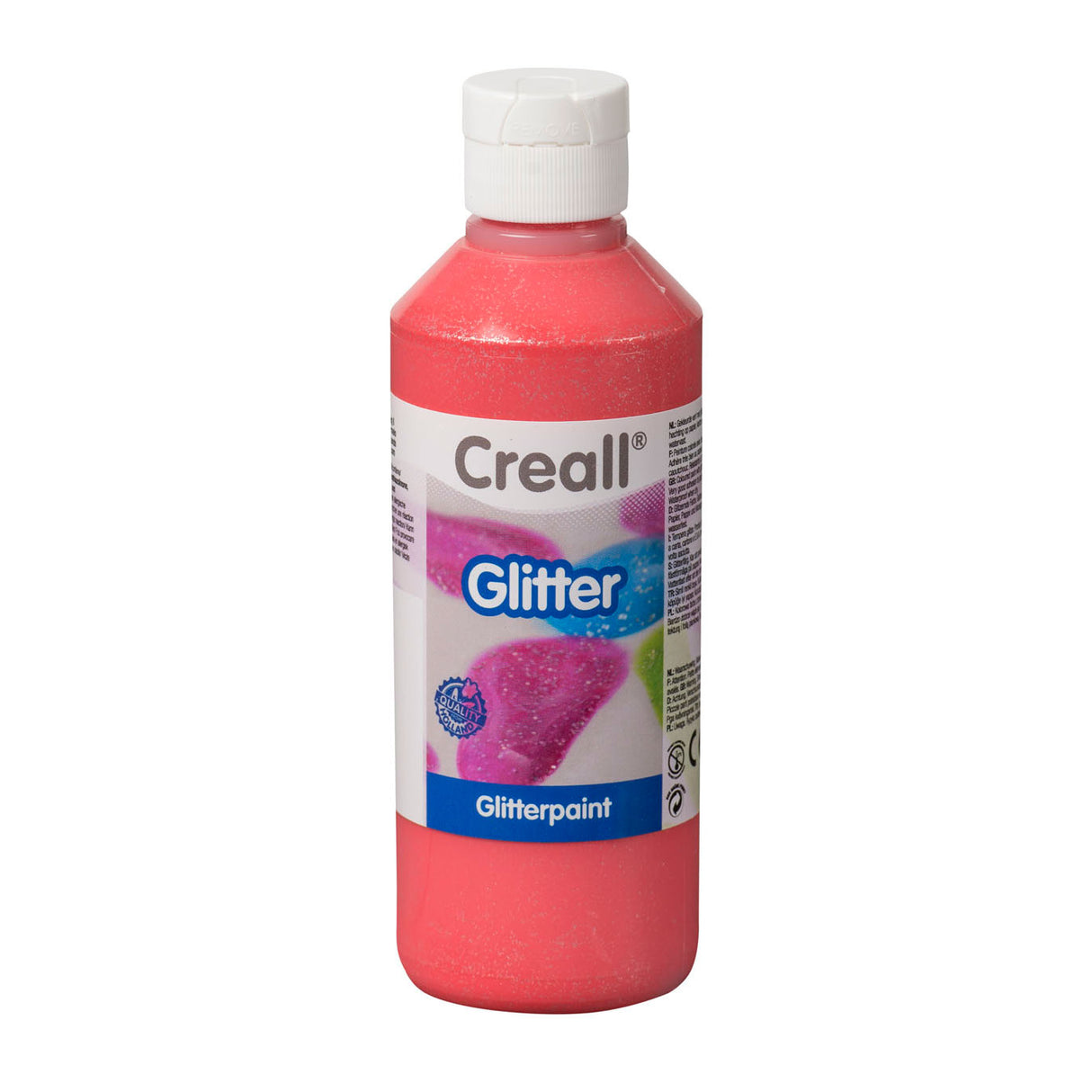 Creall Glitter Paint Red, 250 ml