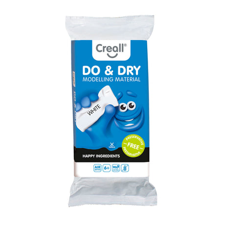 Creall do dry Modelliermasse konservierungsfrei weiß, 500gr.