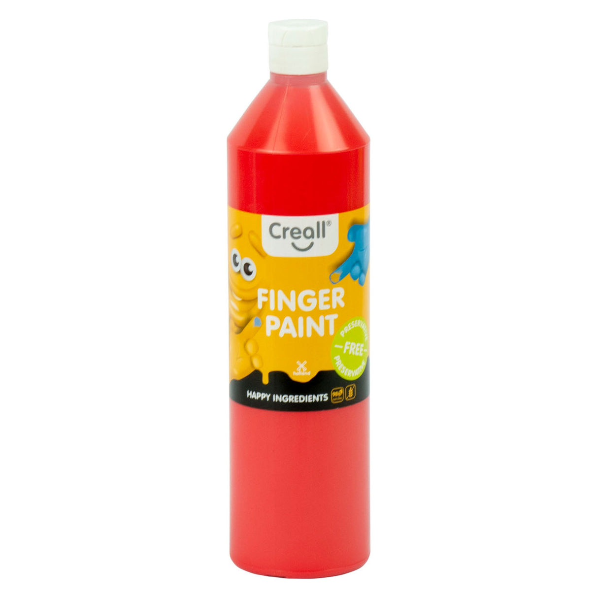 Creals Finger Paint Conservation -Free Red, 750 ml