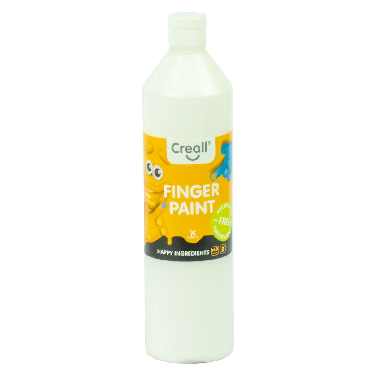 Creals Finger Paint Conservation -Free White, 750 ml