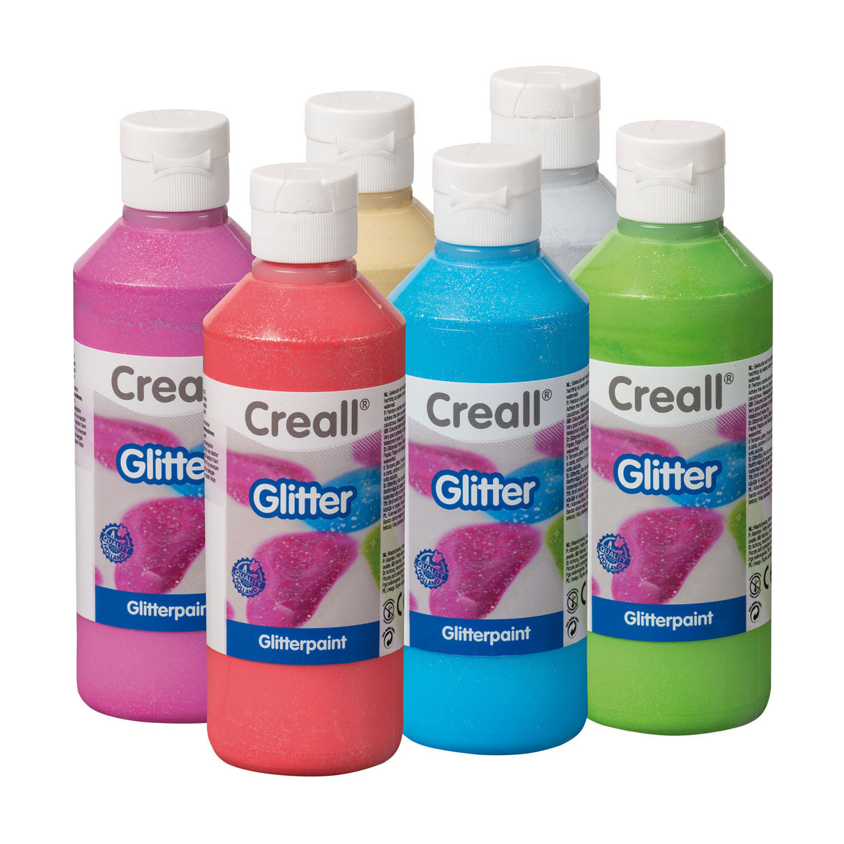 CRARL -Glitzerfarbe, 6x250ml