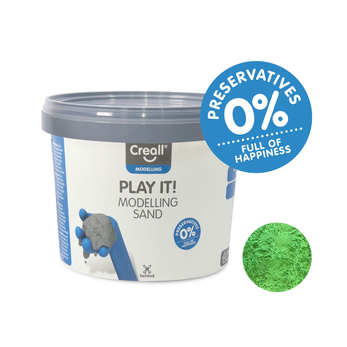 Creal Play It Speelzand Green, 750gr.