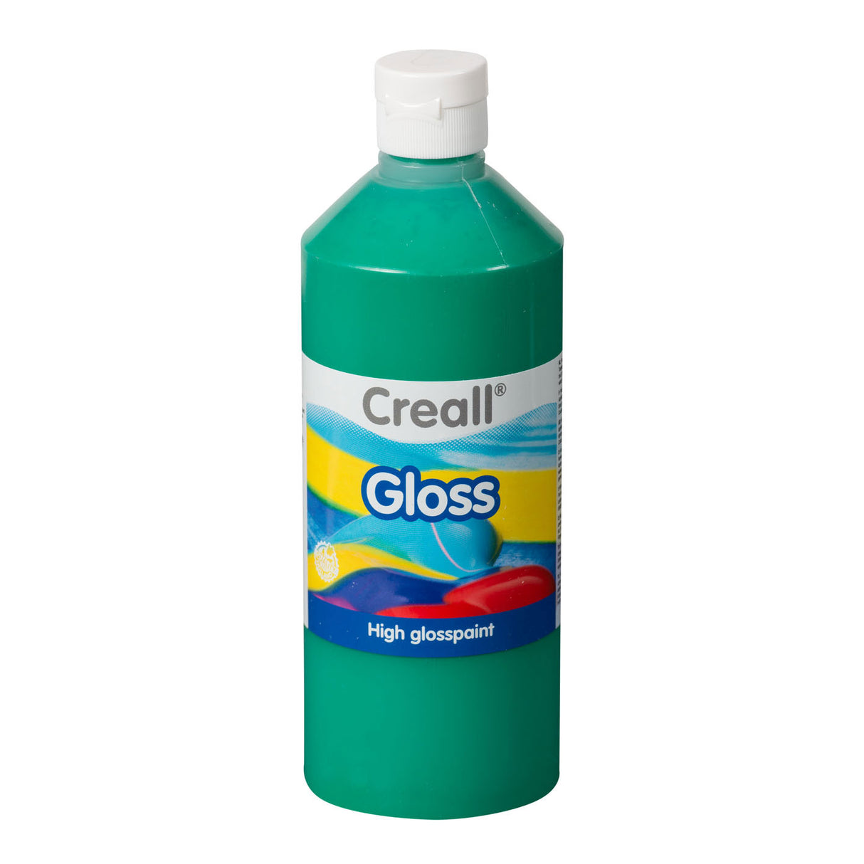 Creall Gloss Gloss Paint Green, 500 ml