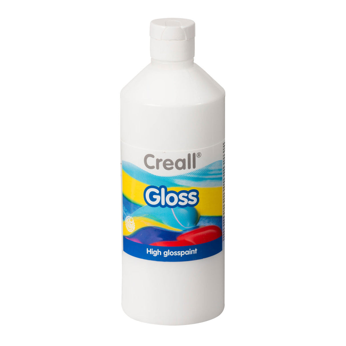 Creall Gloss Gloss Paint blanc, 500 ml