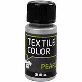 Kreativfirma Textilfarbe - Bekämpfung Textilfarbe - Silberperle, 50 ml