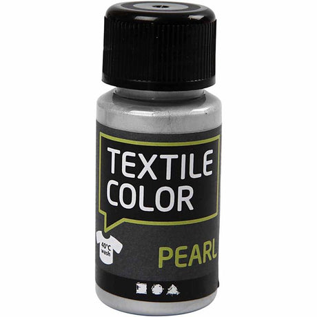 Kreativfirma Textilfarbe - Bekämpfung Textilfarbe - Silberperle, 50 ml