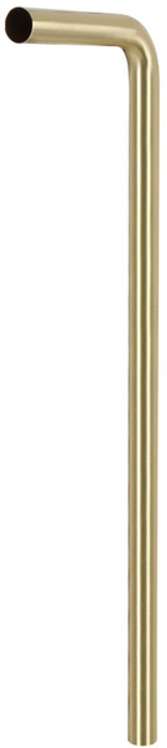 Differnz Bodenrohr mattgold - langlebiger Edelstahl - 32 mm - 750 x 220 mm