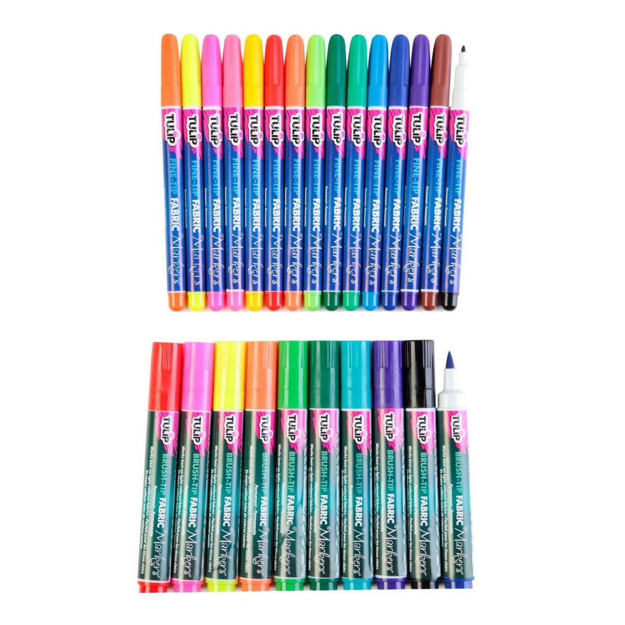 Tulpe • Textilmarker 10 Stk. + 15 Stk.