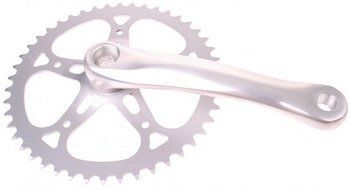 SCHETTING WHEEL Crankset Alu 46 Tands 170 mm 1 8 3 32 silver