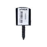 Mack 1069085 - l-vlechtschermsteun zwart | 30 stuks
