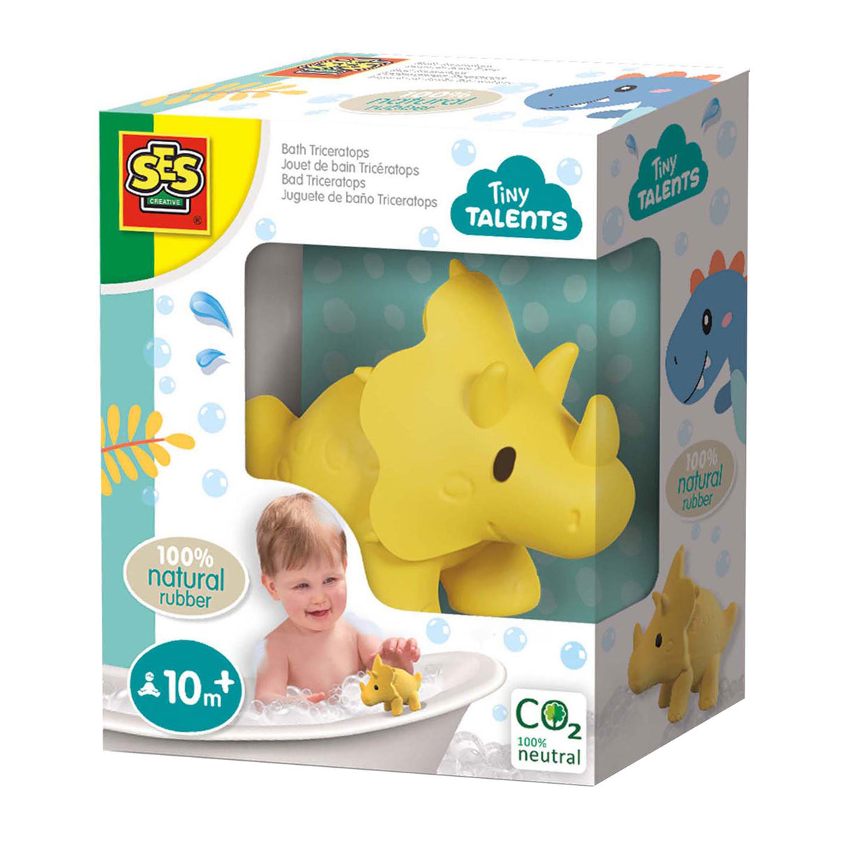 Ses schlechte Triceratops – 100 % Naturkautschuk