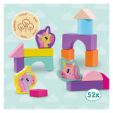 Ses Holzbausteine ​​Einhorn, 52 Stk.