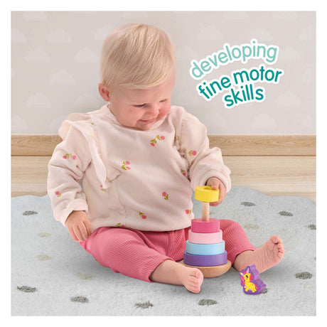 Ses Creative Ses Holzstapelturm Einhorn