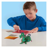 Sechs metallische Drachen