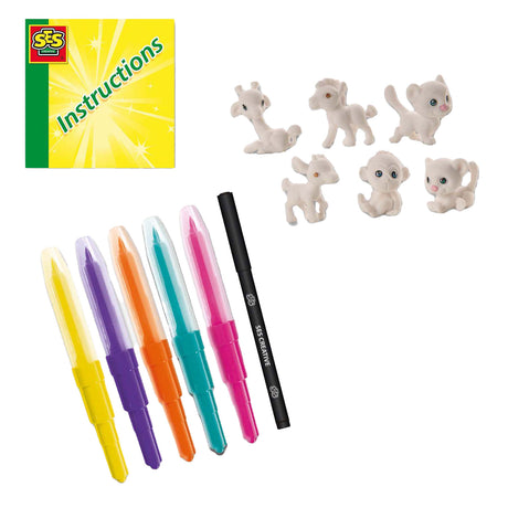 Ses Blow Airbrush Stifte - Safaritiere, 6 Stk.