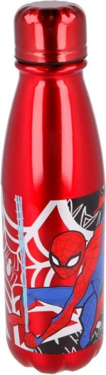 Stor Spiderman Trinkflasche Aluminium 600 ml