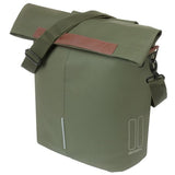 Basil Tasche City Shopper grün | Mikrofonhaken | 16l