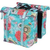 Basilikum Bloom Field Doppelfahrradbeutel, wasserdicht, himmelblau, 35l