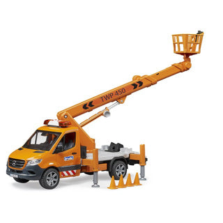 Bruder Lastwagen Mercedes-Benz Sprinter mit Arbeitsplattform