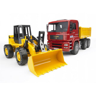 Bruder LKW und Bulldozer