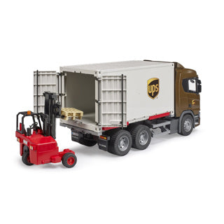 Bruder Truck Scania 560R -Ups mit Aufzug
