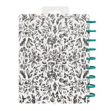 Crate paper • day-to-day dashboard planner black and white floral