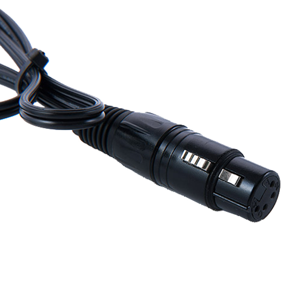 Rolux 4-Pins XLR Female Plug mit männlichem D-TAP RL-C3
