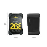 Rolux Smart V-Mount-Akku RL-BP2680S 268 Wh 14,4 V 19000 mAh