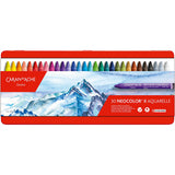 Caran Dache Caran d'Ache Neocolor II, L: 10 cm, Stärke 8,5 mm, verschiedene Farben, 30 Stück 1 Box