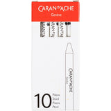 Caran Dache Caran d'Ache Neocolor II, L: 10 cm, Stärke 8,5 mm, Weiß (001), 10 Stück 1 Box