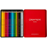 Caran Dache Caran d'Ache Supracolor II Aquarellstifte, L: 17 cm, Mine 3,8 mm, verschiedene Farben, 18 Stück 1 Box