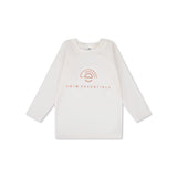 Reine Töne | Weißes UV-Badeshirt mit langen Ärmeln