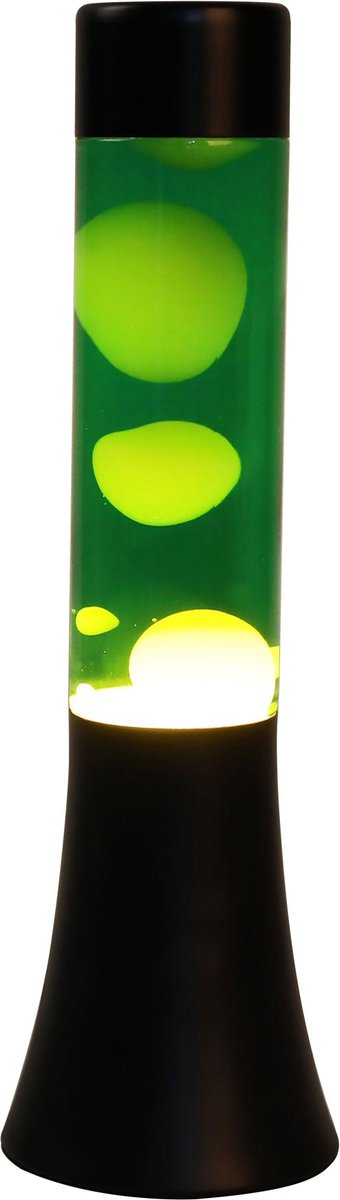 Itotal lavalamp schwarzgrün weiß, 30 cm