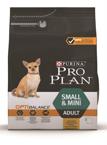 Pro Plan Plang Hond Erwuessene kleng Mini Poulet