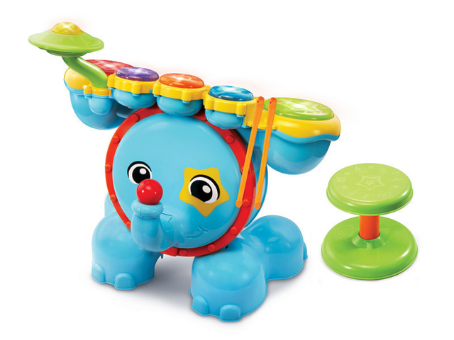 Vtech Rock Leder-Schlagzeug – Lernspielzeug für Babys – Sound und Spiele – Baby-Musikinstrument