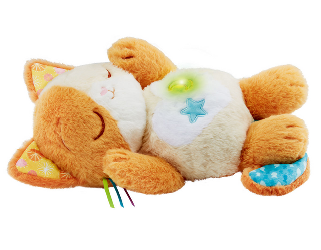 Vtech Sleep Tight Kuschelkatze – Kuscheltier – inklusive Einschlafgeräusche, Atembewegungsmelodien