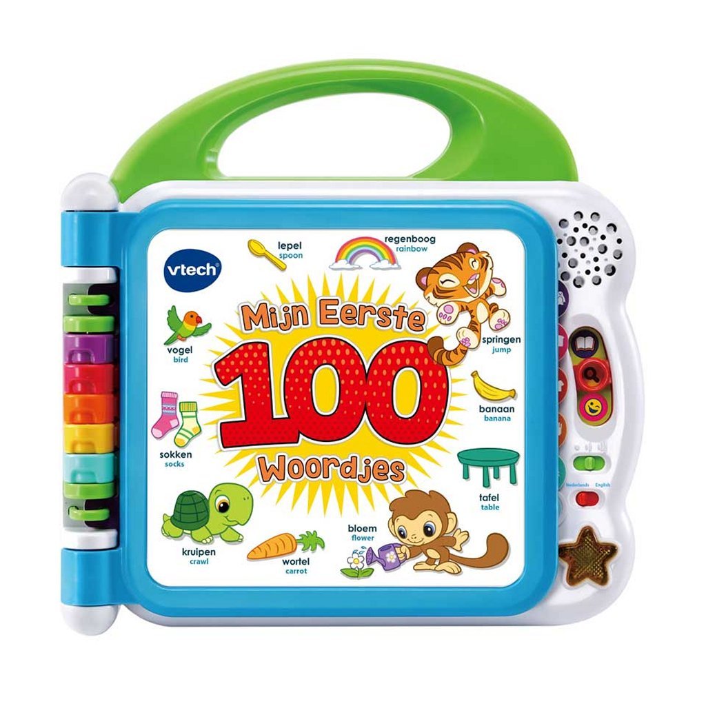 VTech Baby Mijn Eerste 100 Woordjes met Licht en Geluid