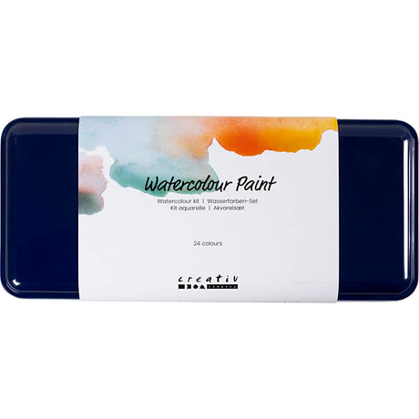 Colortime https: www.cchobby.nl Aquarell-Set-Größe-12x30-mm-verschiedene-Farben-24-Farbe-1-Box