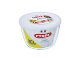 Pyrex-Schüssel mit Deckel 1,6l ø16x11cm