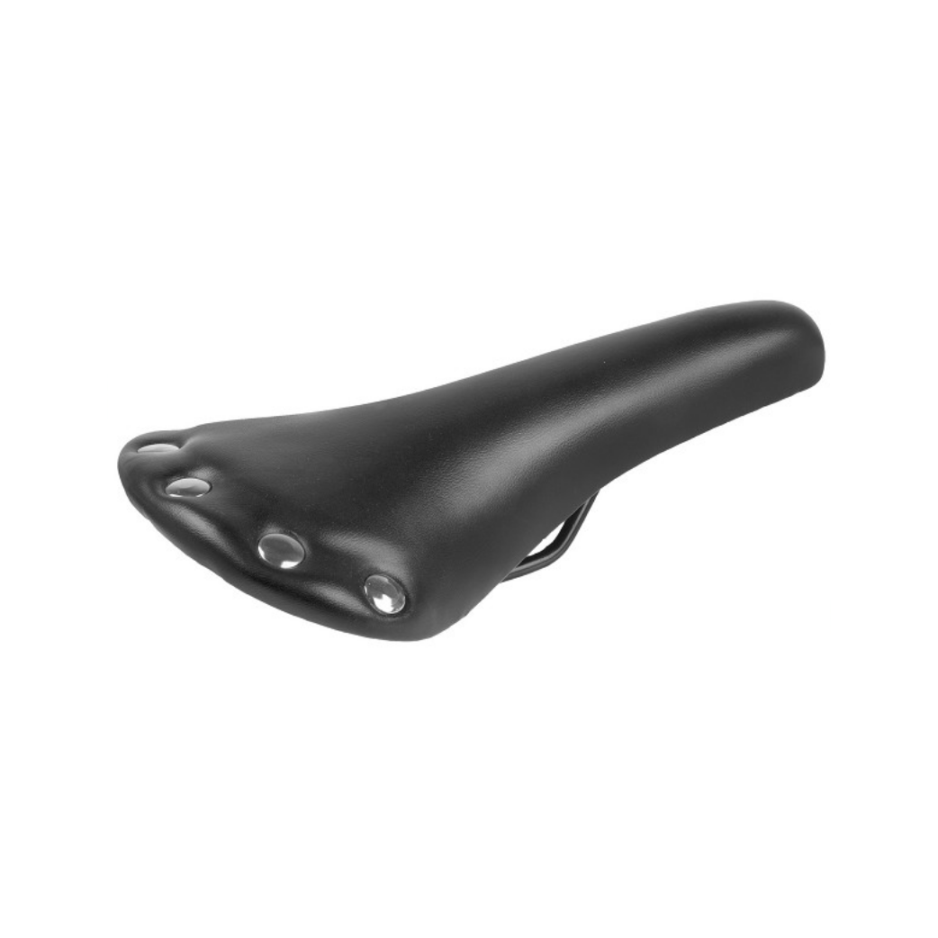 M-Wave-Sattel schwarz. Kunstleder. 278 x 153 mm